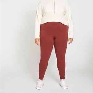 BRAND NEW - Universal Standard Burnt Red Roya 23 inch Leggings Size M (18-20)